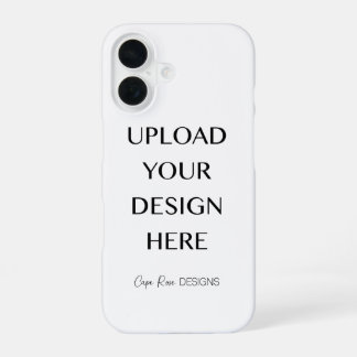 Coque iPhone 16 Téléchargez votre propre création