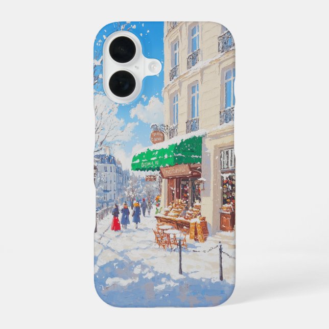 Coque iPhone 16 Temps hivernal (Verso)