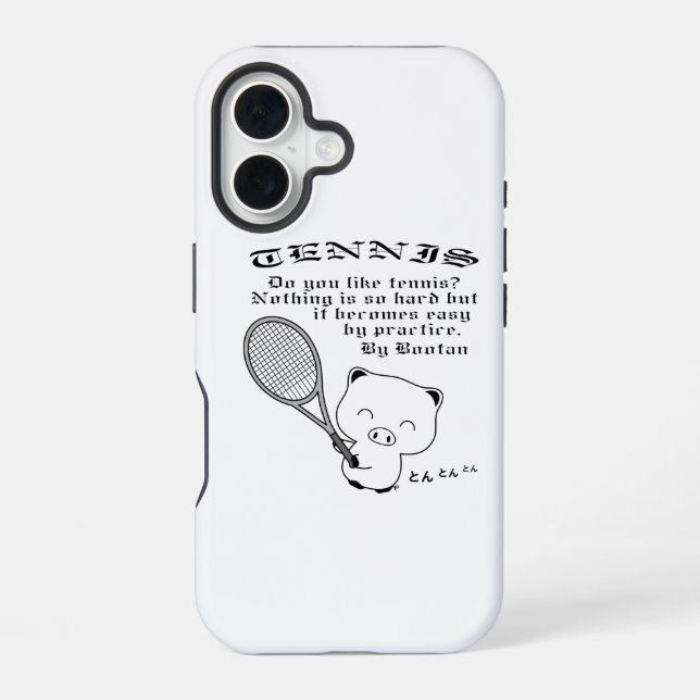 Coque iPhone 16 Tennis (Verso)