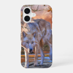 Coque iPhone 16 TERRAINS DE CHASSE du loup