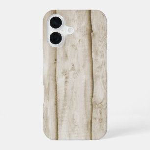Coque iPhone 16 texture de bois