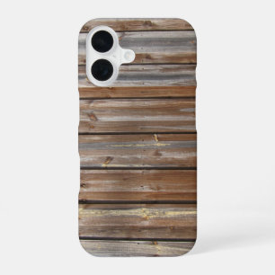 Coque iPhone 16 Texture de Bois Cool Unique