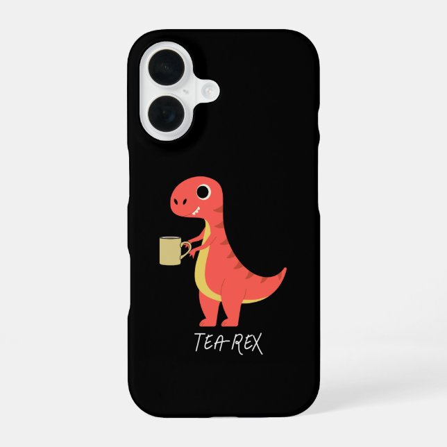 Coque iPhone 16 Thé-Rex (Verso)