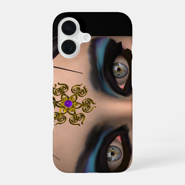 Coque iPhone 16 THEDA Green Eyes Coque-Mate (Verso)