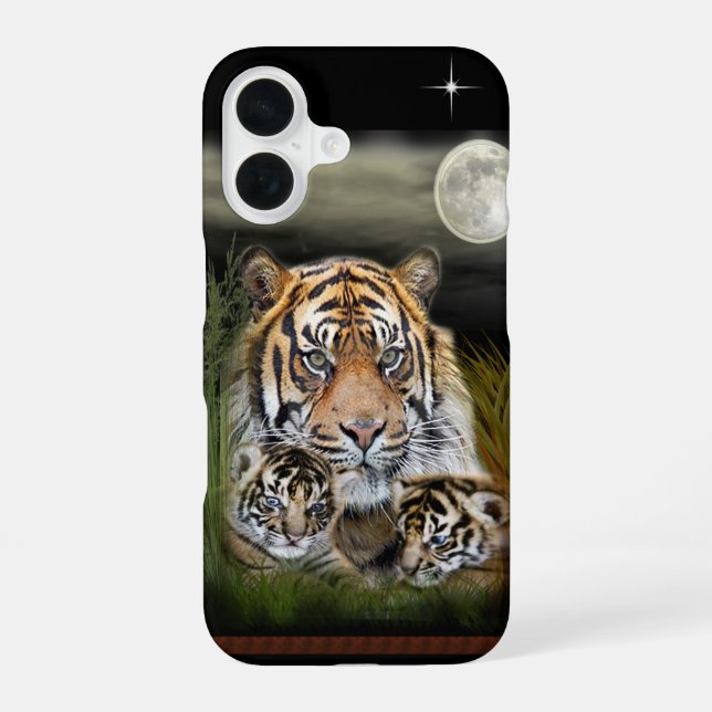 Coque iPhone 16 Tigre (Verso)