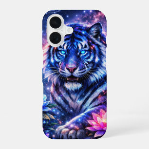 Coque iPhone 16 Tigre céleste du cosmos