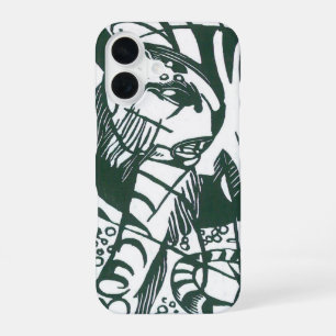 Coque iPhone 16 Tigre par Franz Marc, Art Expressionniste Vintage