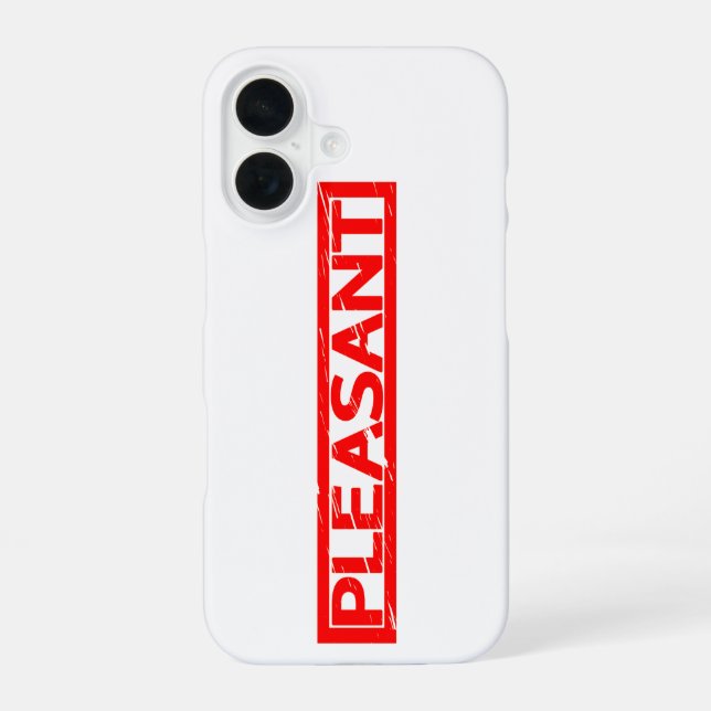 Coque iPhone 16 Timbre agréable (Verso)