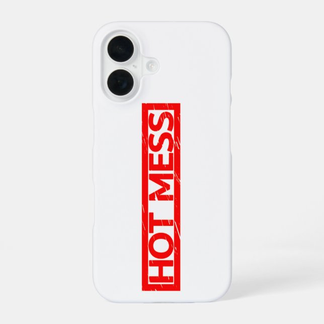 Coque iPhone 16 Timbre Chaos Total (Verso)