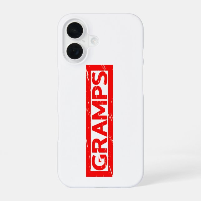 Coque iPhone 16 Timbre de Papi (Verso)