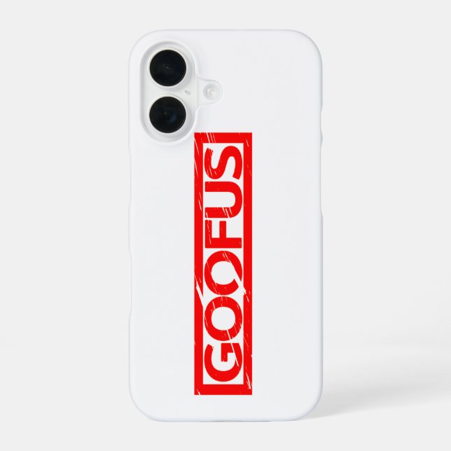 Coque iPhone 16 Timbre Goofus (Verso)