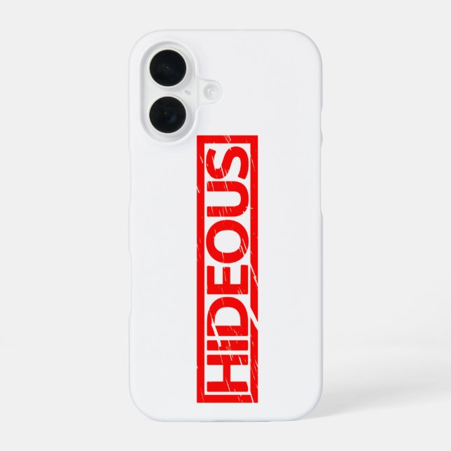 Coque iPhone 16 Timbre Hide (Verso)