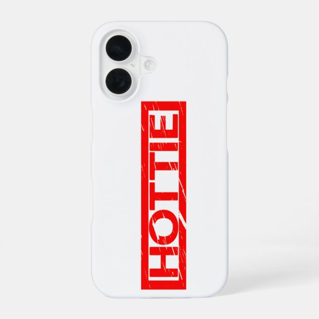 Coque iPhone 16 Timbre Hottie (Verso)