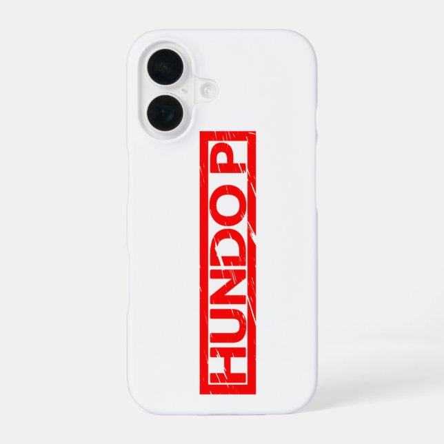 Coque iPhone 16 Timbre Hundo P (Verso)