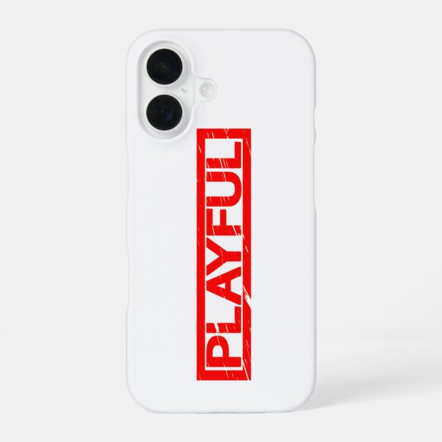 Coque iPhone 16 Timbre Joueur (Verso)