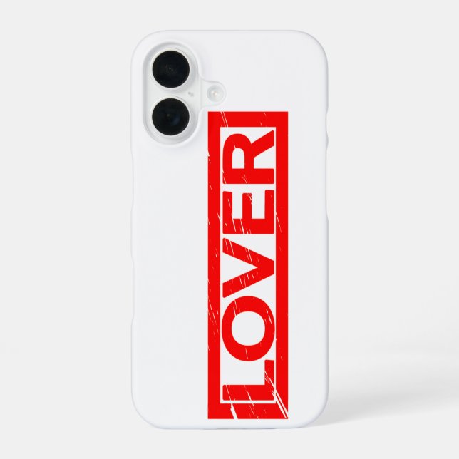 Coque iPhone 16 Timbre Lover (Verso)