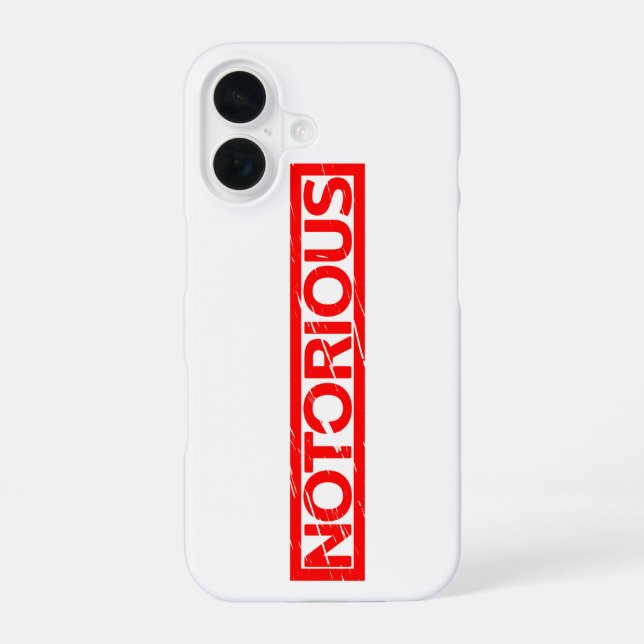 Coque iPhone 16 Timbre notoire (Verso)