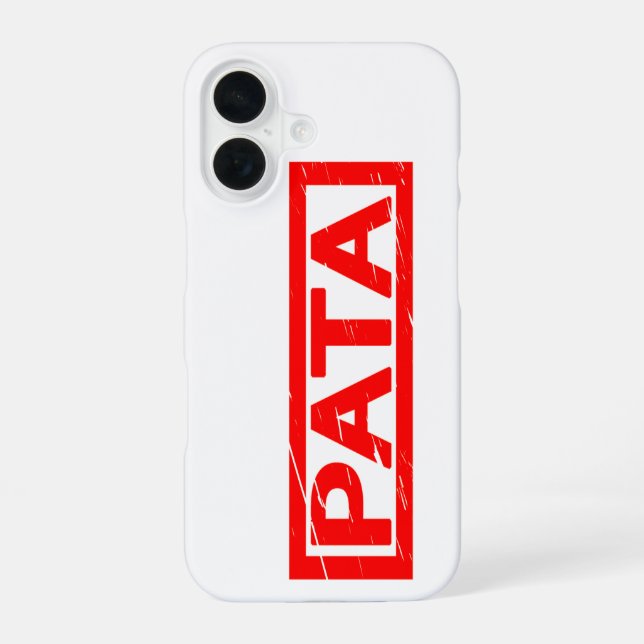 Coque iPhone 16 Timbre Pata (Verso)
