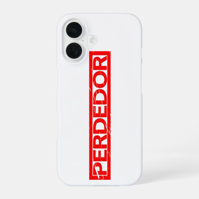 Coque iPhone 16 Timbre Perdant (Verso)