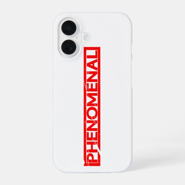 Coque iPhone 16 Timbre phénoménal (Verso)