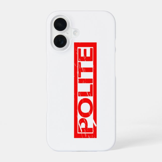 Coque iPhone 16 Timbre poli (Verso)