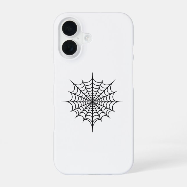 Coque iPhone 16 Toile noire (Verso)