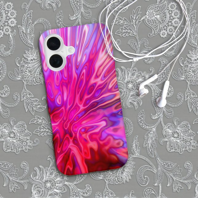 Coque iPhone 16 Tons de bijoux roses (Créateur téléchargé)