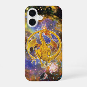 Coque iPhone 16 Topaz Coque-coque iphone de dragon cosmique