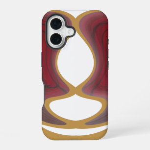 Coque iPhone 16 Tourbillon Tribal Maasai Créateur Achempong