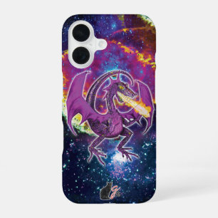 Coque iPhone 16 Tourmaline Dragon Cosmique Coque-coque iphone Mate