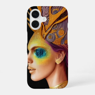 Coque iPhone 16 Toutes ces Parties scintillant - Portrait de déess