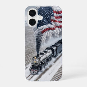 Coque iPhone 16 Train de la liberté américaine