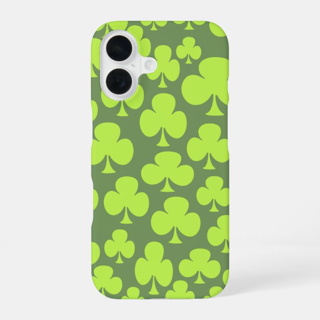 Coque iPhone 16 Trèfle (Verso)