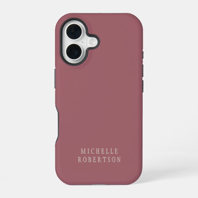 Coque iPhone 16 Trend Rose Dust Gold Creative Unique Classique (Verso)
