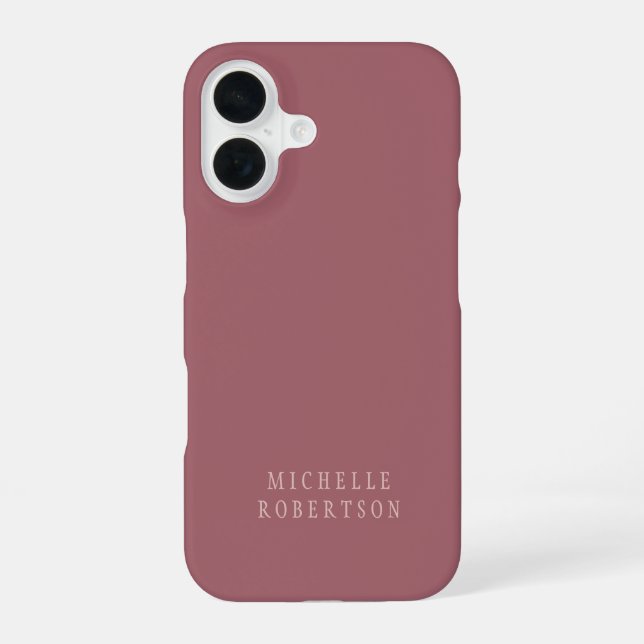Coque iPhone 16 Trend Rose Dust Gold Creative Unique Classique (Verso)