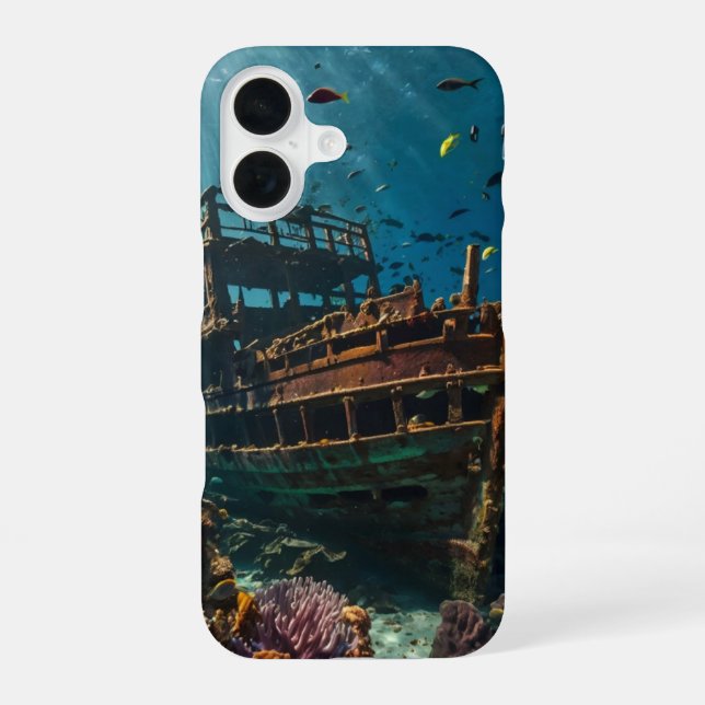 Coque iPhone 16 Trésor Englouti (Verso)