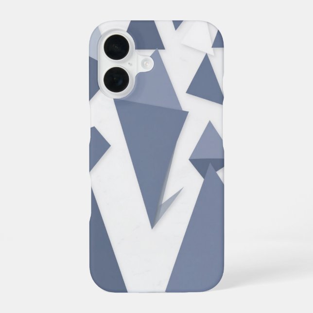 Coque iPhone 16 Triangles Colorés (Verso)