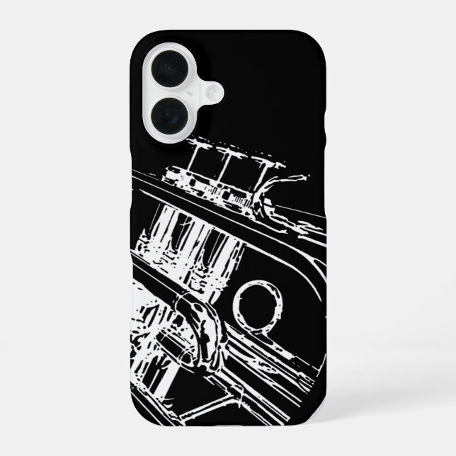 Coque iPhone 16 Trompette (Verso)