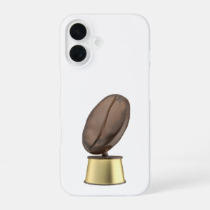 Coque iPhone 16 Trophée avec grain de café