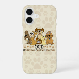 Coque iPhone 16 Trouble obsessionnel canin