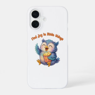 Coque iPhone 16 Trouver la joie dans les petites choses - Positive