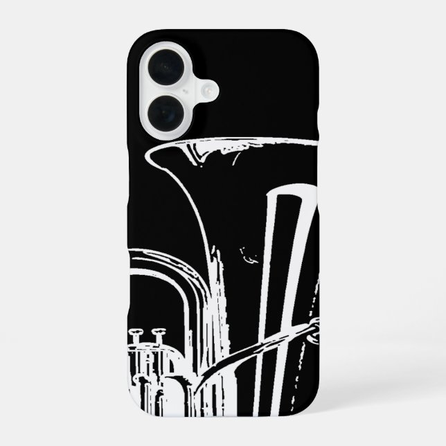 Coque iPhone 16 Tuba (Verso)