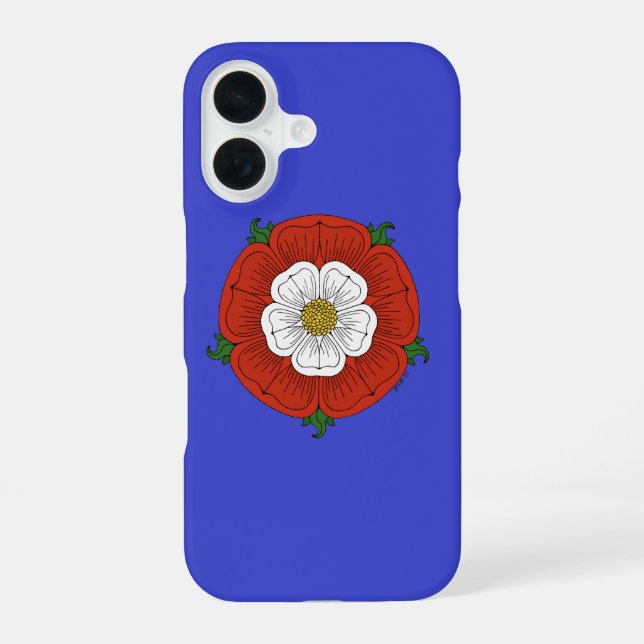 Coque iPhone 16 Tudor Rose (Verso)