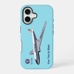 Coque iPhone 16 Tupolev soviétique (Т у п о л е в) Tu-104 Airliner