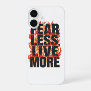 Coque iPhone 16 Typographie Motivante Audacieuse et Fougueuse