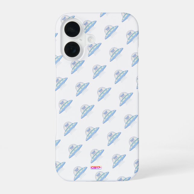 Coque iPhone 16 Ufodog logo3 45g (Verso)