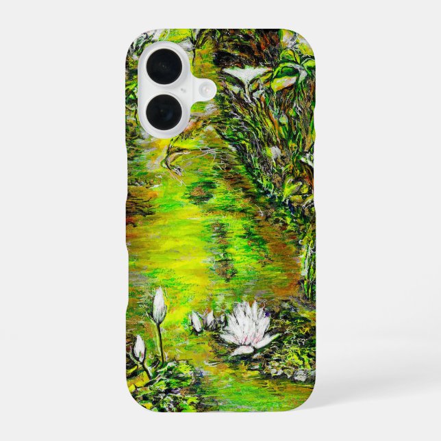 Coque iPhone 16 Un étang aux pensées impures (Verso)