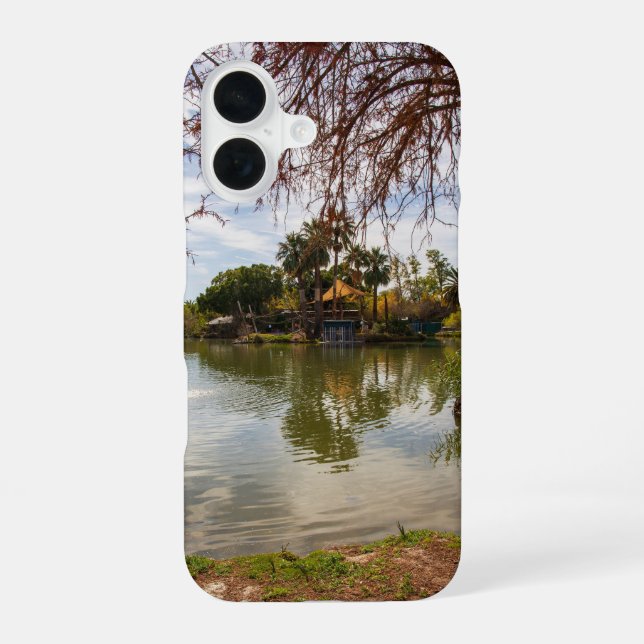 Coque iPhone 16 un paysage magnifique au Phoenix Zoo (Verso)