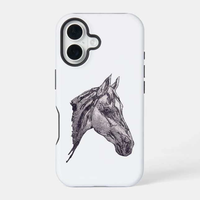 Coque iPhone 16 Une beauté équine  (Verso)