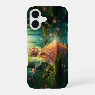 Coque iPhone 16 Une fée magique dans un étang